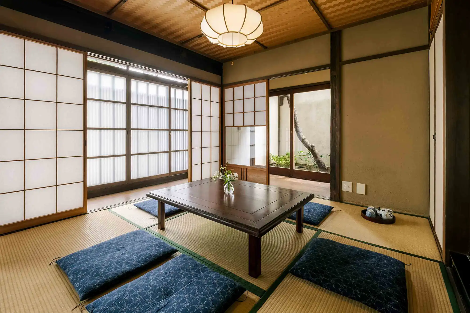 'Ajiro Tenjo' Ceilings - Machiya House Features